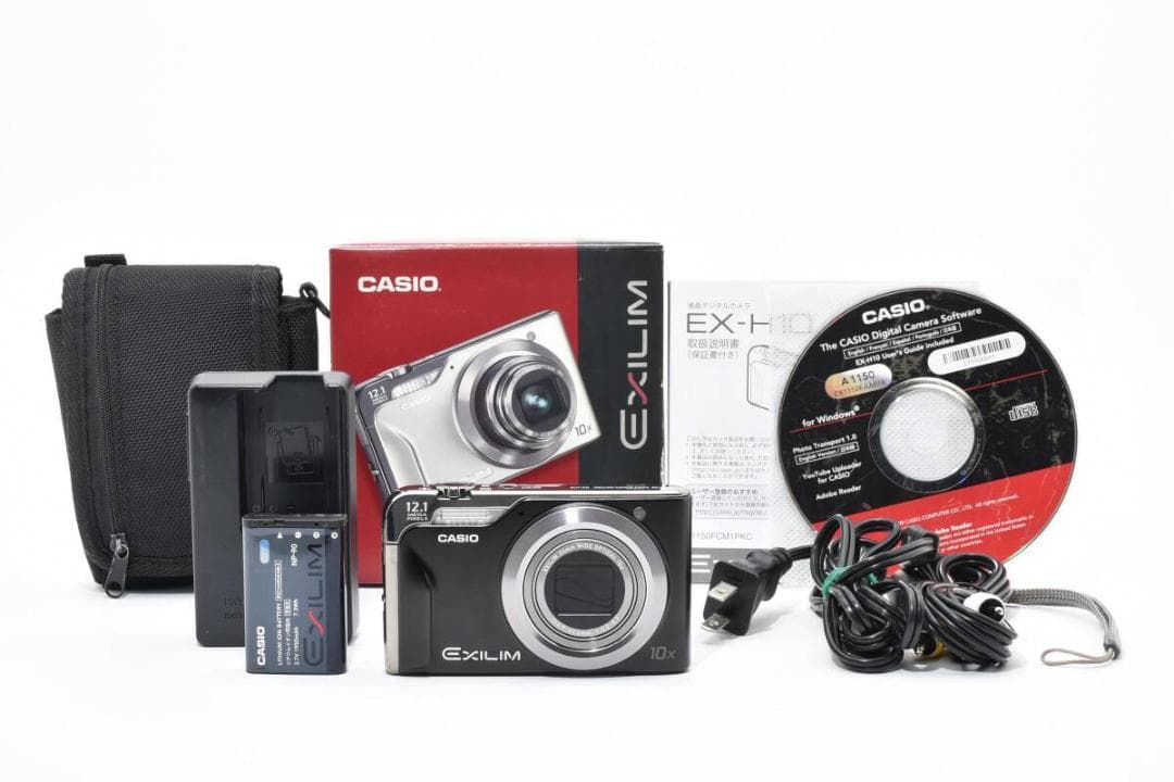 美品 カシオ　CASIO EXILIM EX-H10 ブラック ＃A338