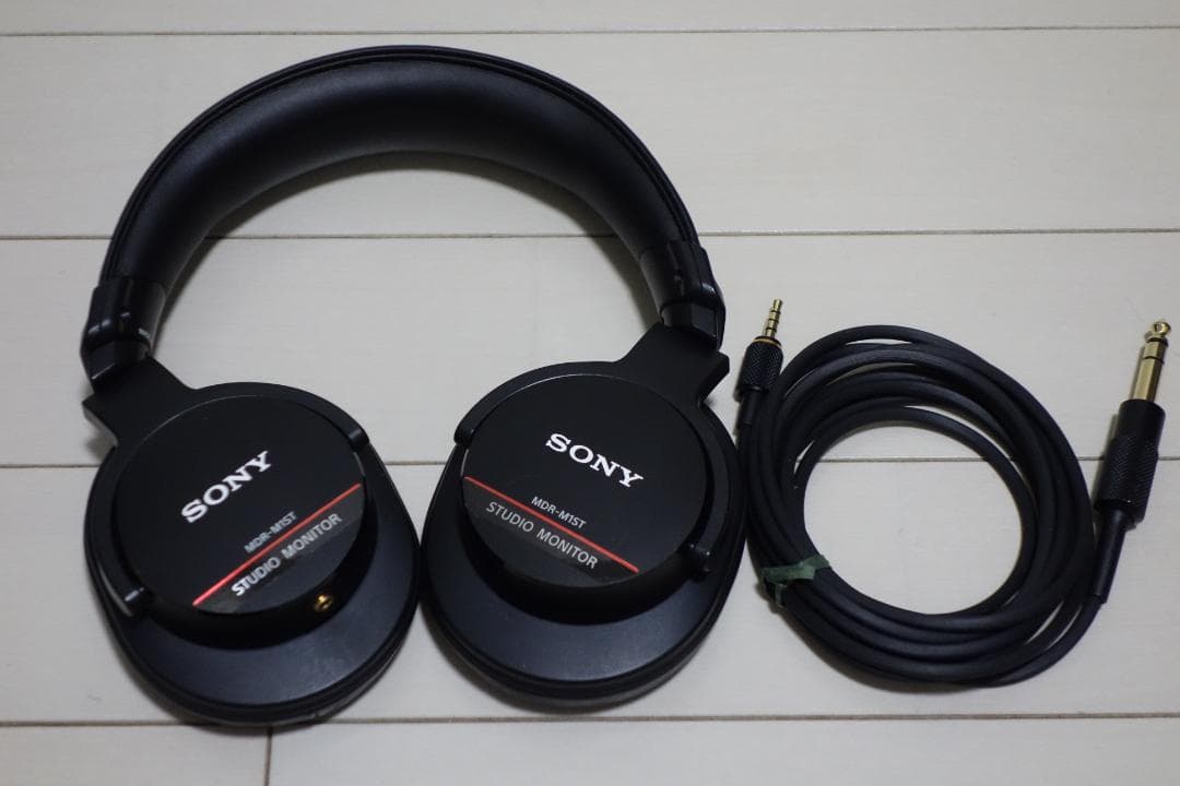 概ね良品 ハイレゾ モニターヘッドホン MDR-M1ST 業務用 SONY