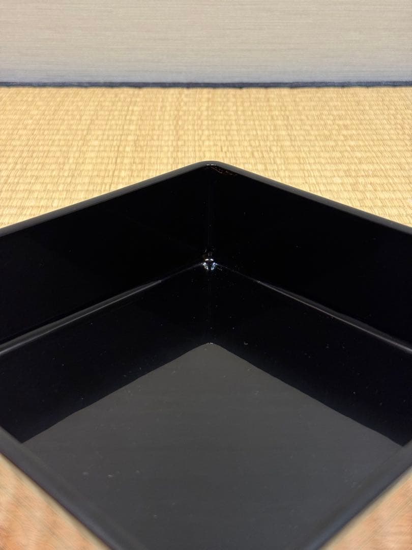 讃岐漆器 筒井隆之 造 蒟醤塗 三段重箱 伝統工芸 讃岐 香川漆器 茶懐石道具