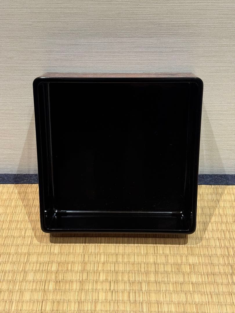 讃岐漆器 筒井隆之 造 蒟醤塗 三段重箱 伝統工芸 讃岐 香川漆器 茶懐石道具