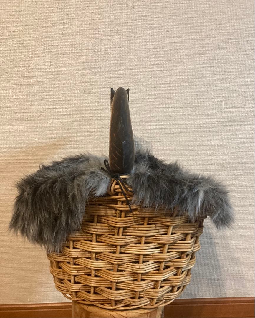 新品KIYATA 動物バスケット　かごバッグ　キヤタ