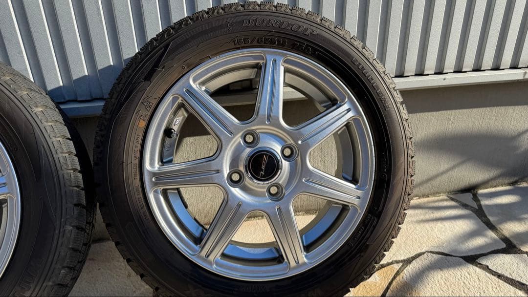スタッドレス 155/65R14 タイヤ・ホイール4本セット 14インチ