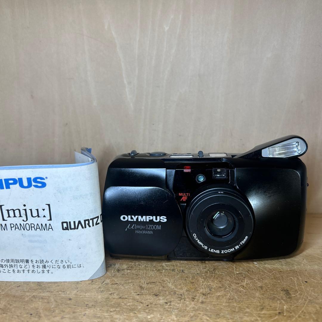 Olympus Mju Zoom Panorama 完動極美品　取説付き