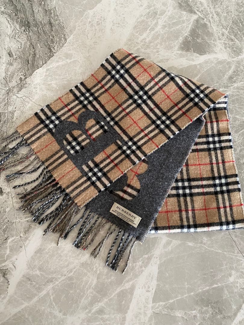 BURBERRY チェック柄マフラー