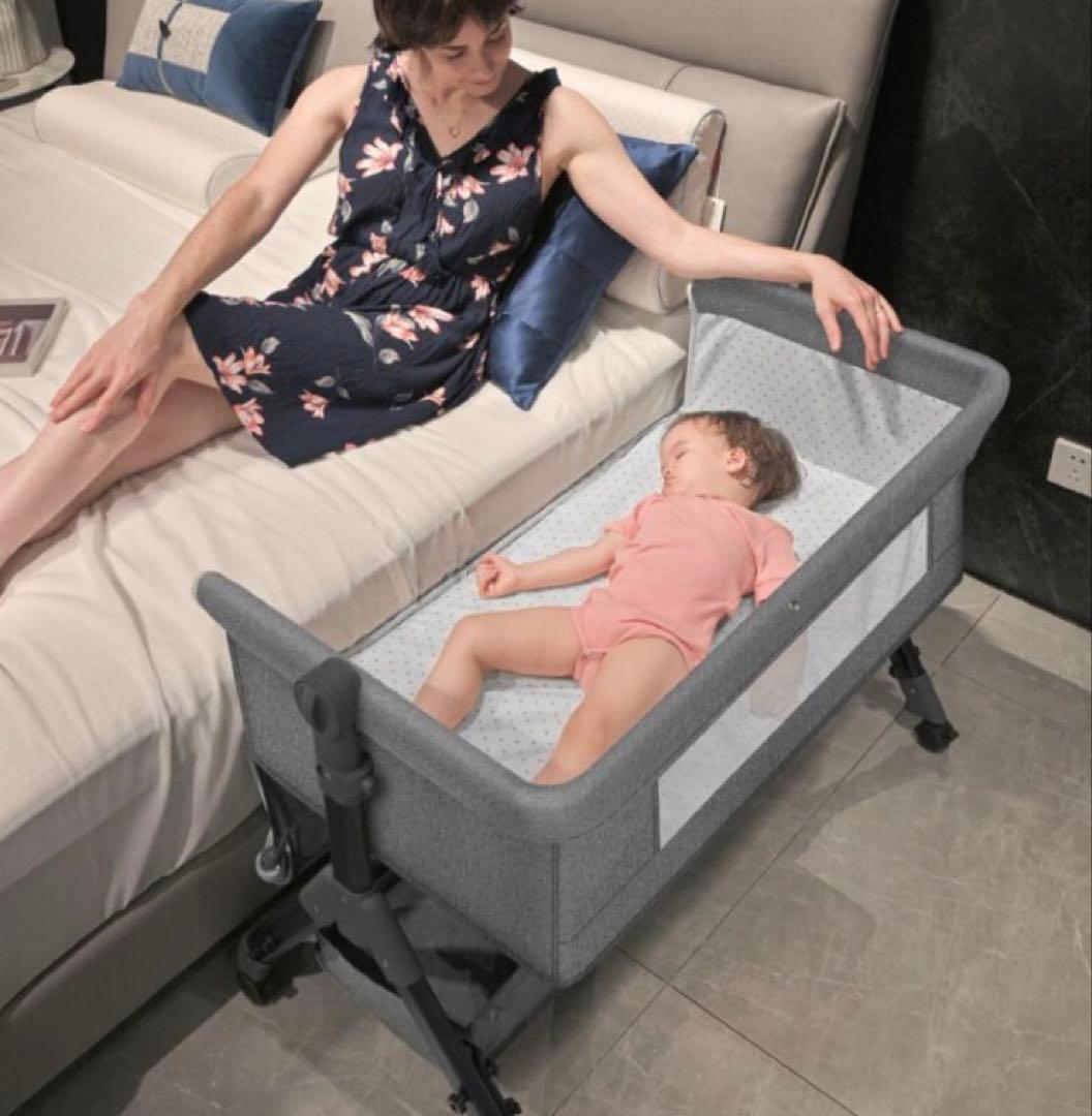 ベビーベッド キャスター付き