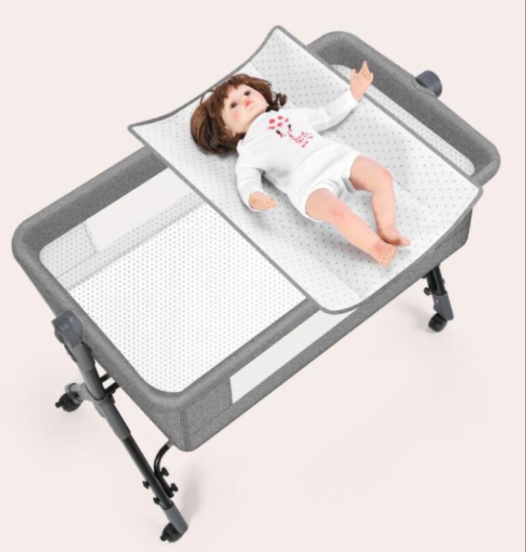 ベビーベッド キャスター付き