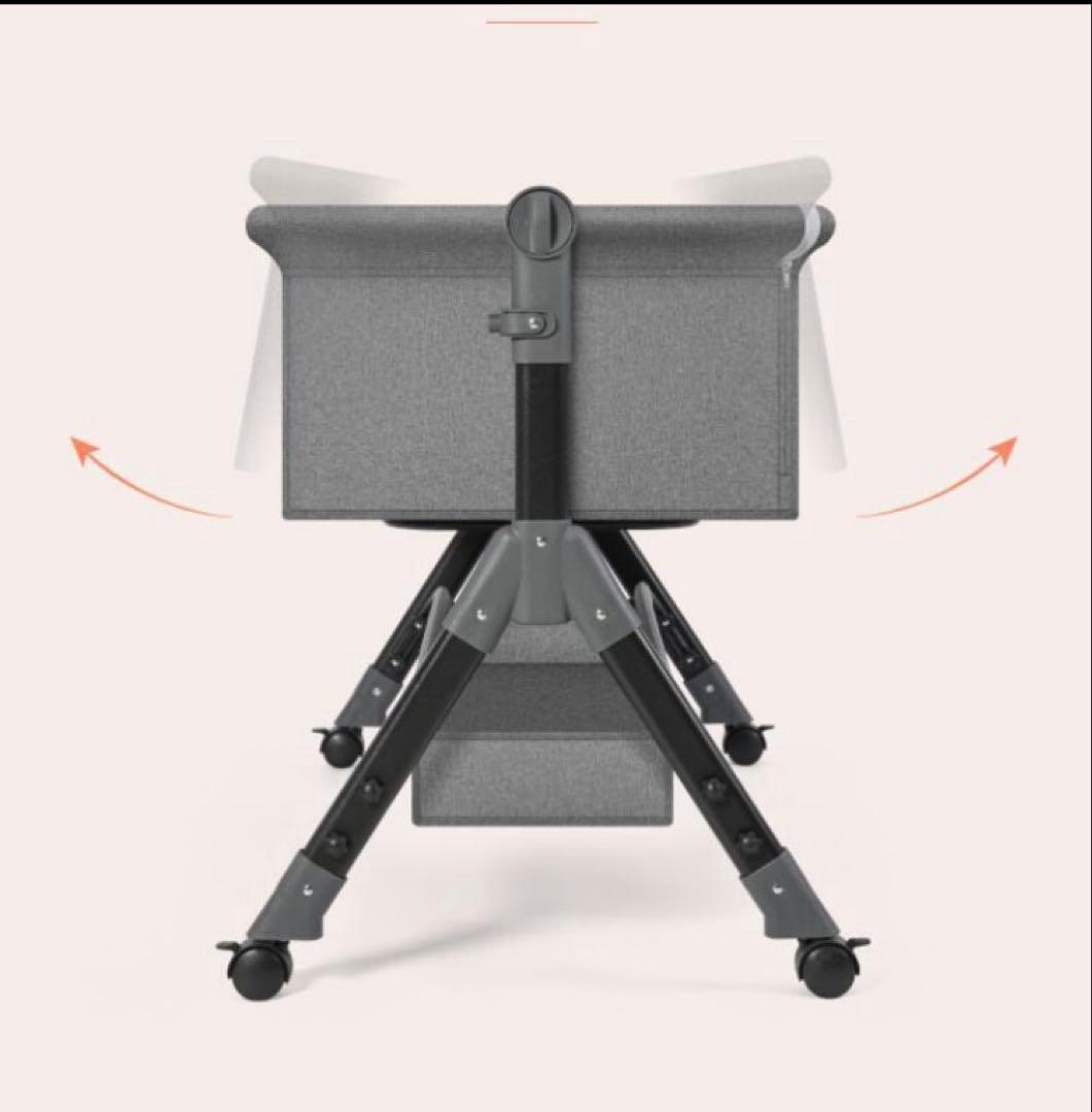 ベビーベッド キャスター付き