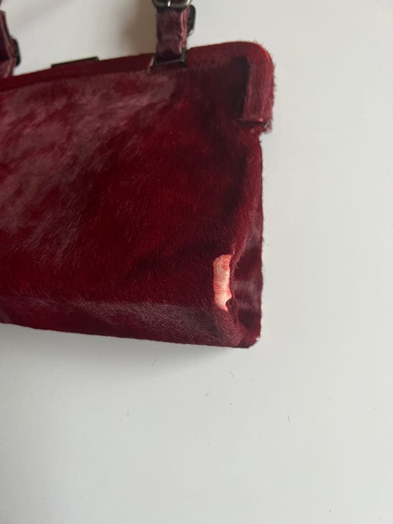 バッグ FW1997 PRADA UNBORN CARF HAND BAG