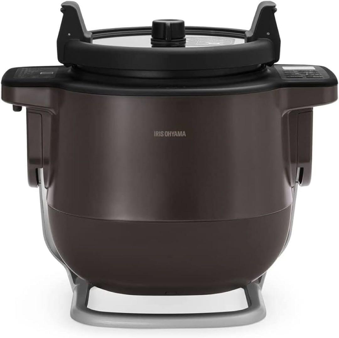 【美品】アイリスオーヤマ シェフドラム KDAC-IA2-T ブラウン