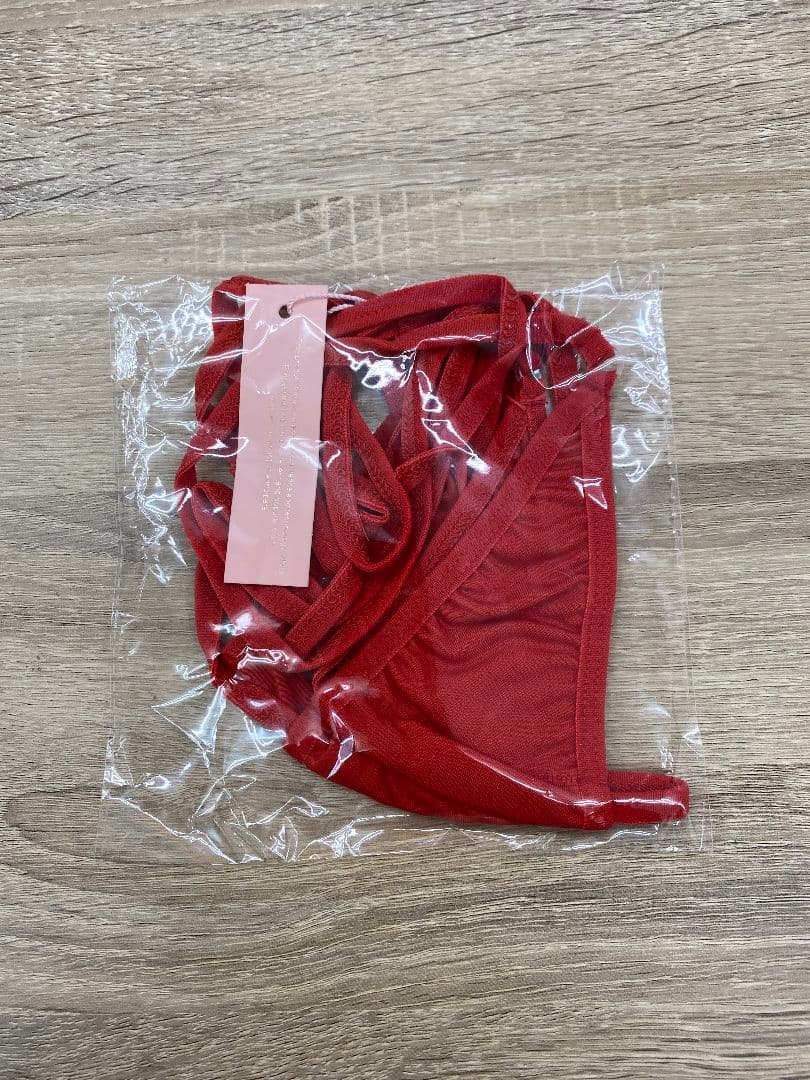 超セクシー♥ランジェリー　マイクロ紐ブラジリアンビキニ　フリーサイズ　r62赤