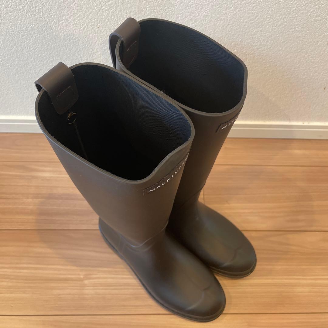 MACKINTOSH ブラウン レインブーツ 長靴