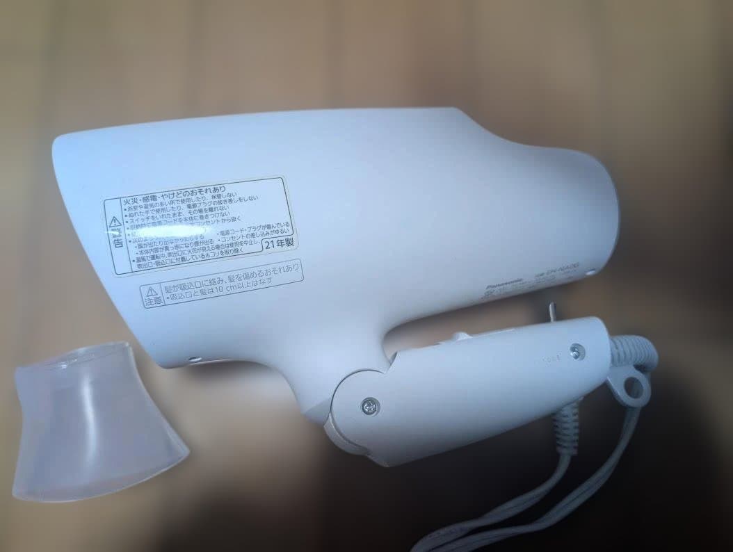 【美品】ナノケア ドライヤー EH-NA0G ホワイト 付属品完