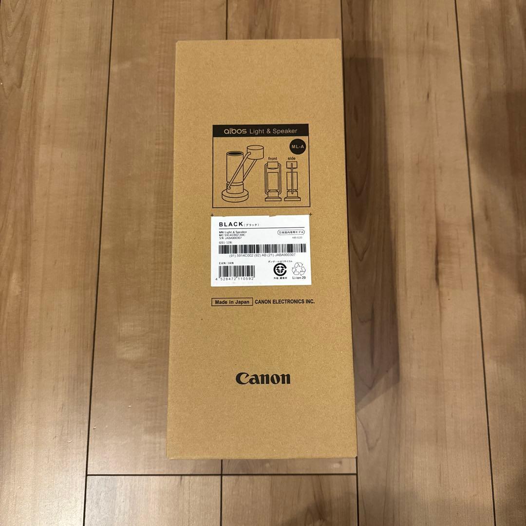 【新品・未開封】キヤノン Canon アルボス albos ライト&スピーカー