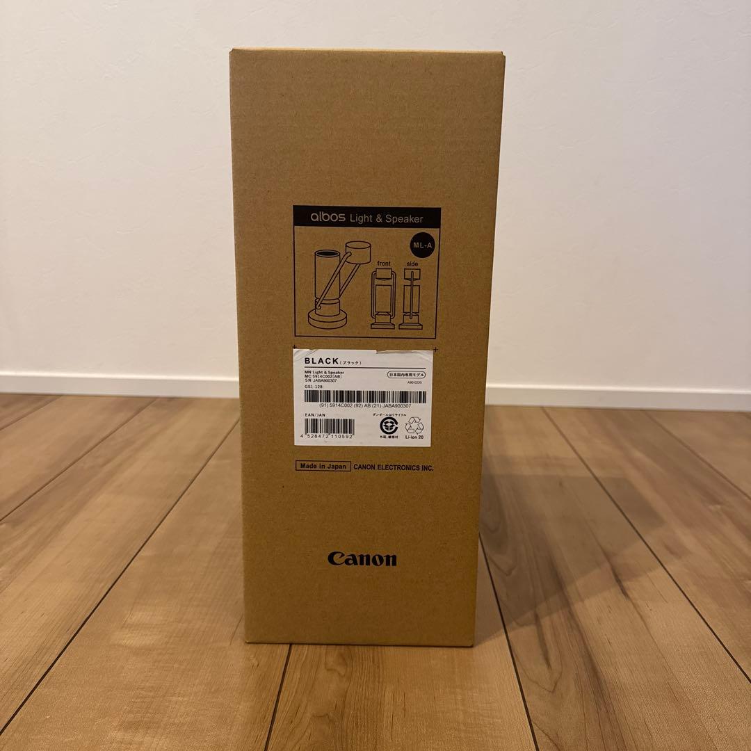 【新品・未開封】キヤノン Canon アルボス albos ライト&スピーカー