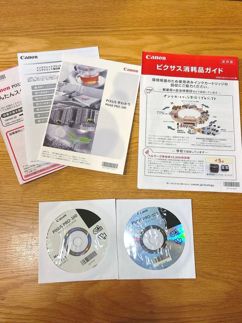 Canon PIXUS PRO-100 インクジェットプリンター　動作確認済