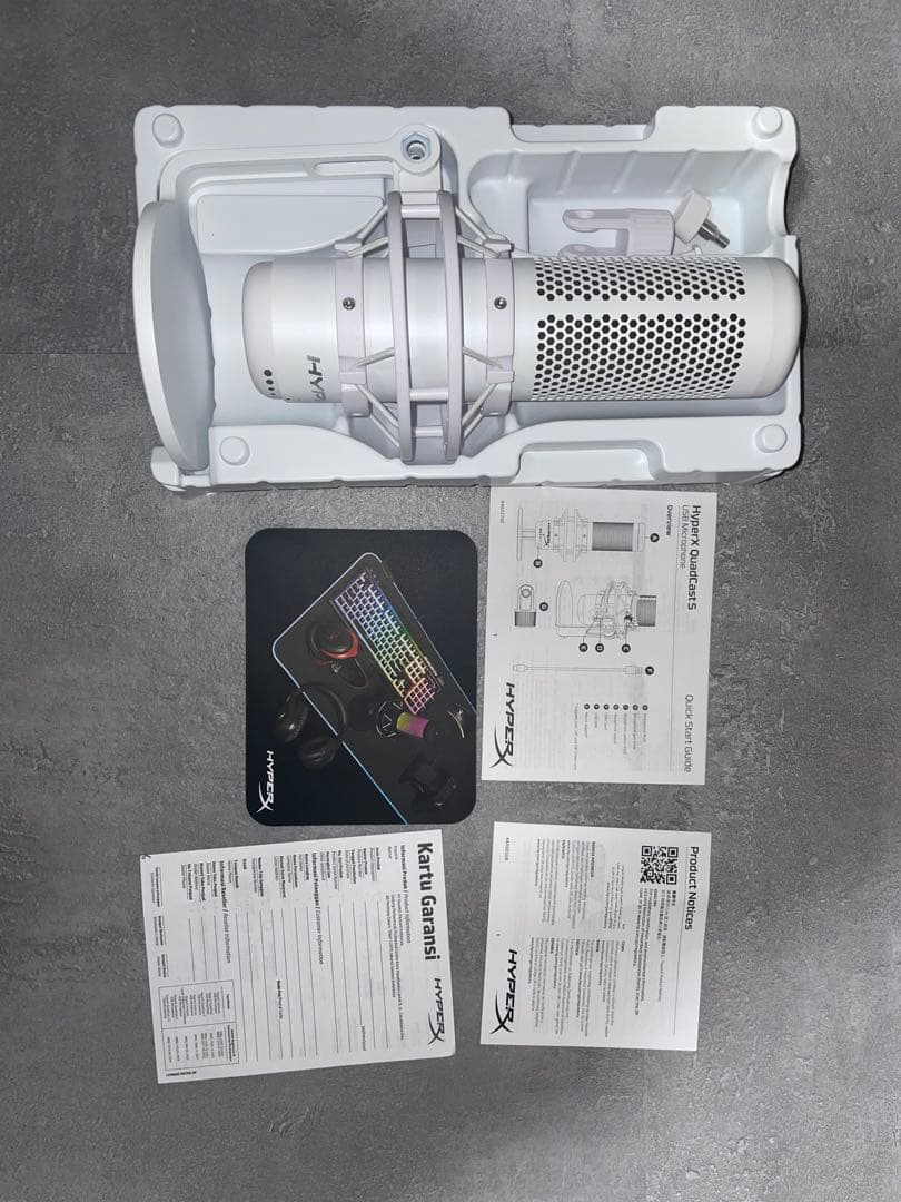 Hyper X ホワイト　コンデンサーマイク