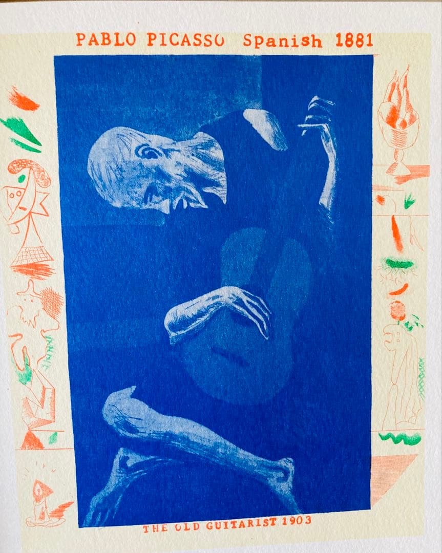 洋書 The Blue Guitar by David Hockney