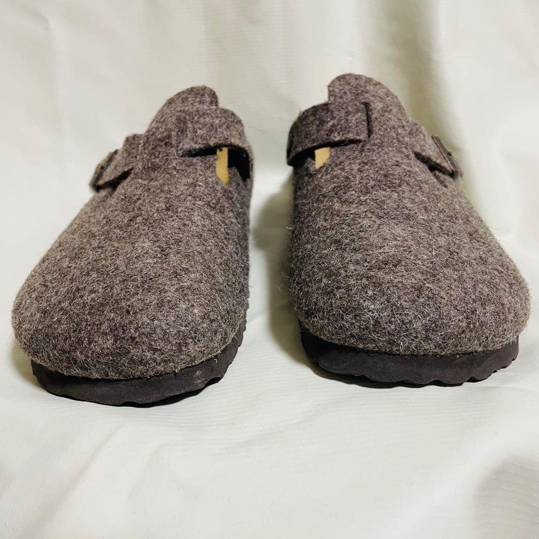 BIRKENSTOCK ビルケン ボストン ココア37 24cm ウール