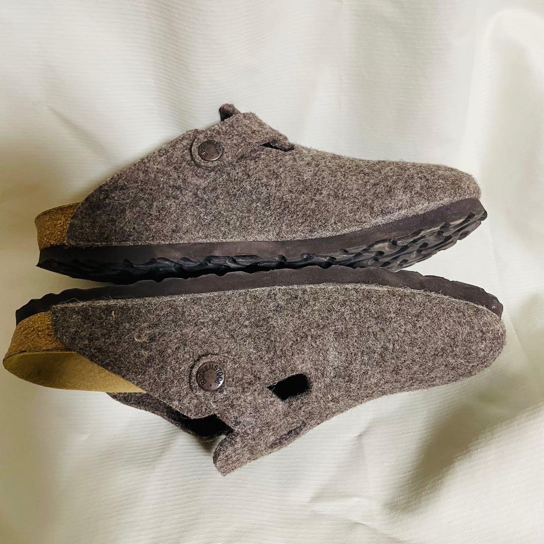 BIRKENSTOCK ビルケン ボストン ココア37 24cm ウール