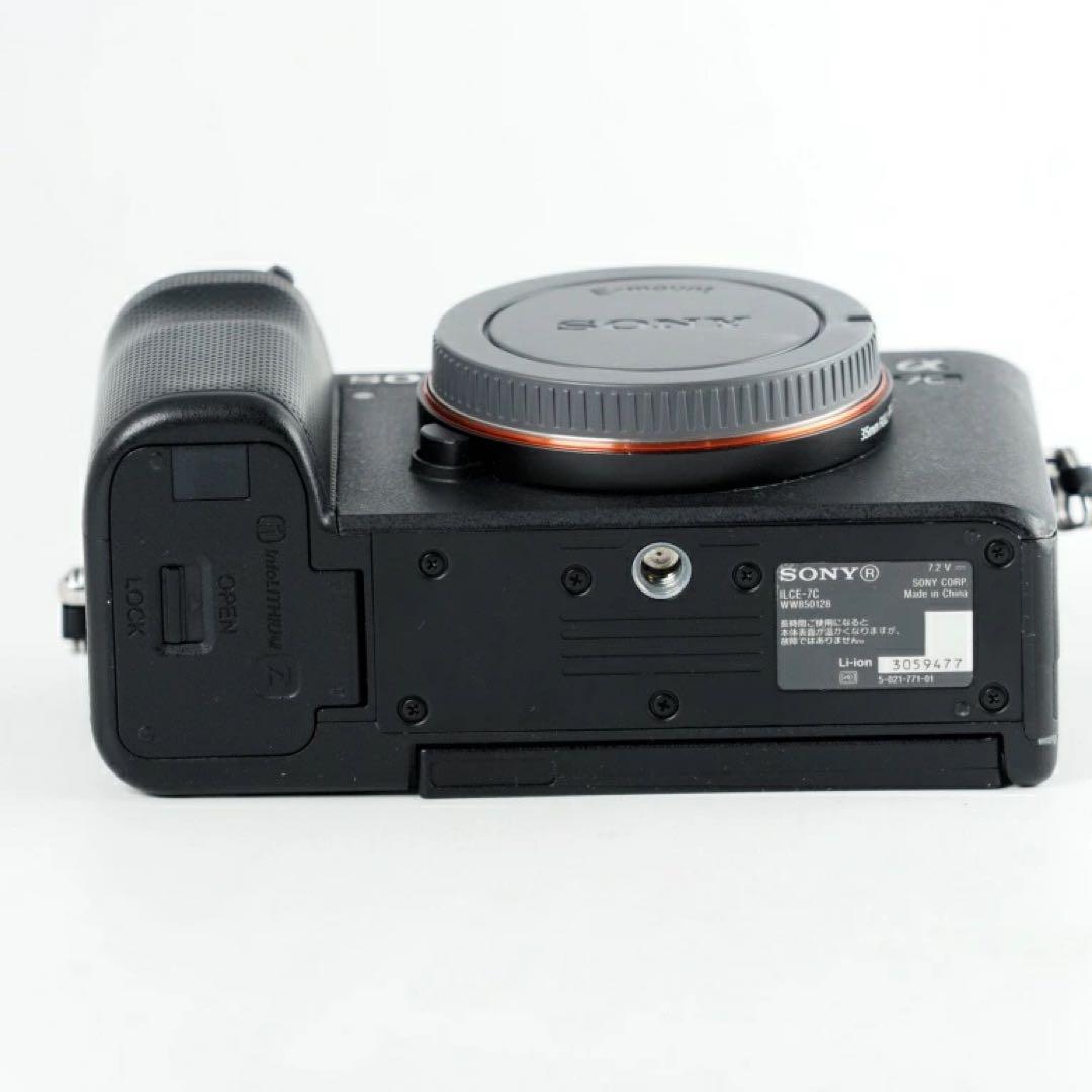 SONY ミラーレス一眼レフカメラ α7C ボディ ブラック ILCE-7C