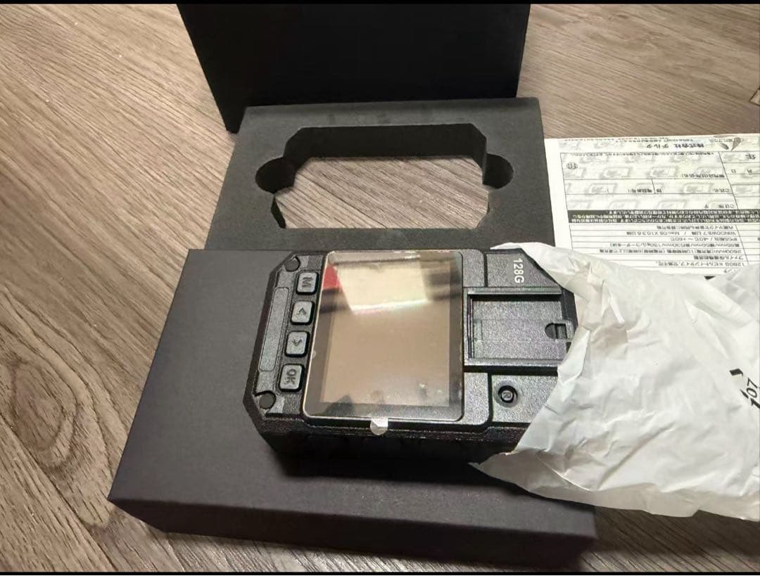 D-2224 現場監督 防水 ボディカメラ (内蔵リチウムバッテリー・128GB