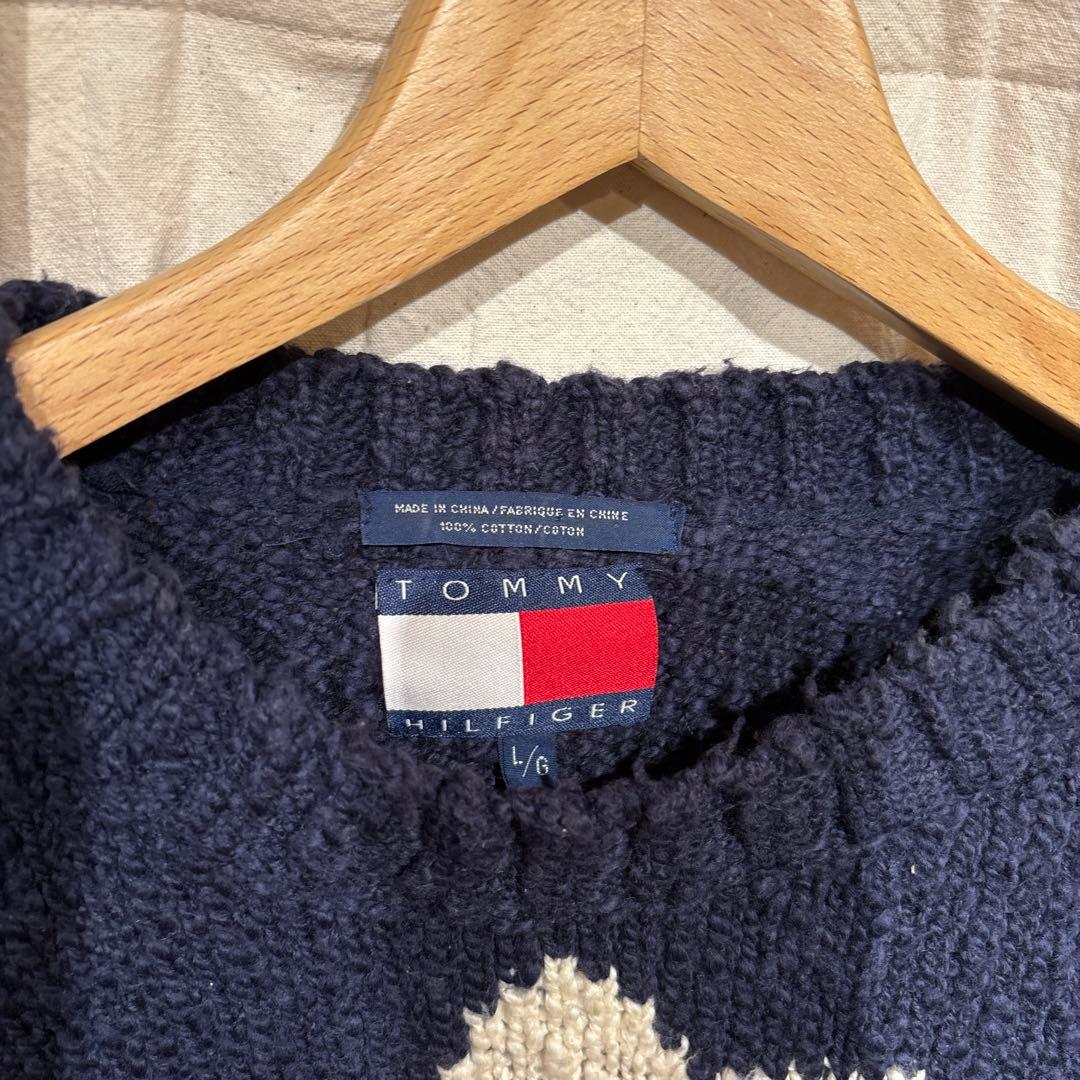 トミーヒルフィガー   スター ニット