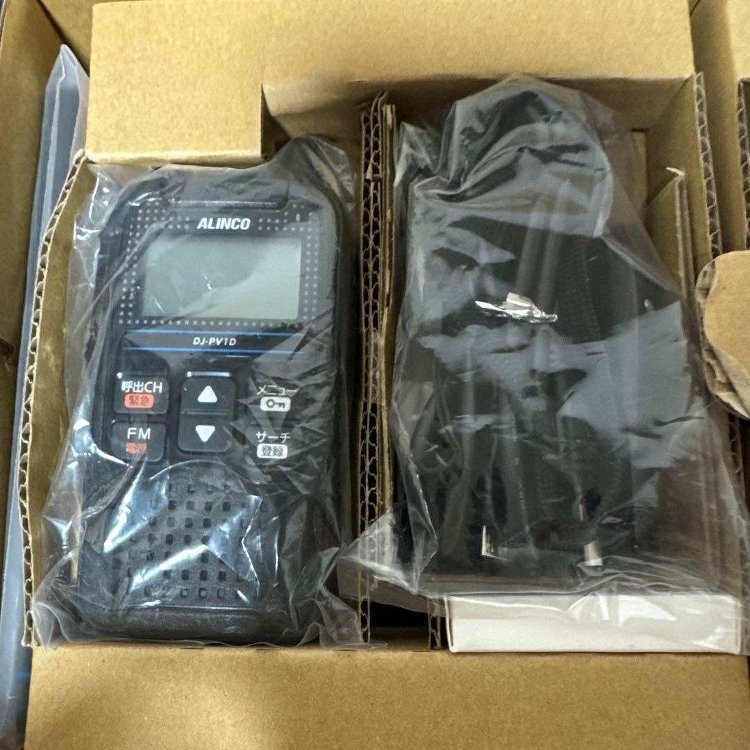 極美品 ALINCO DJ-PV1D スピーカーマイク+イヤホンマイク+アンテナ