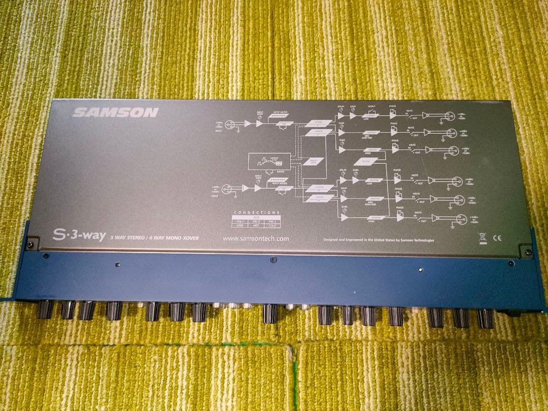 配信機器・PA機器・レコーディング機器 SAMSON S-3-way Stereo/Mono Crossover