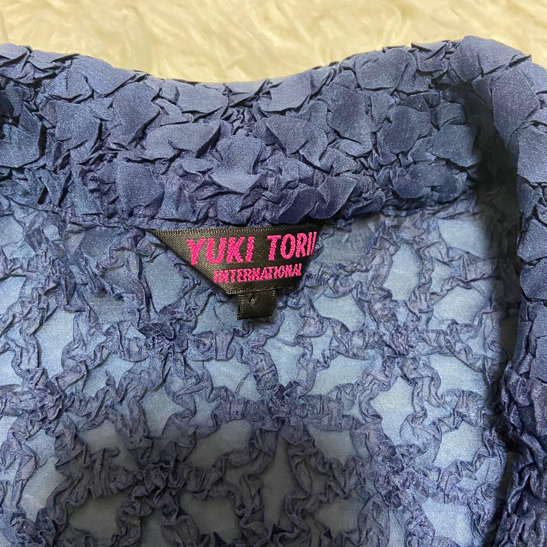 美品　YUKI TORRII ユキトリイ　プリーツ　カーディガン　L size