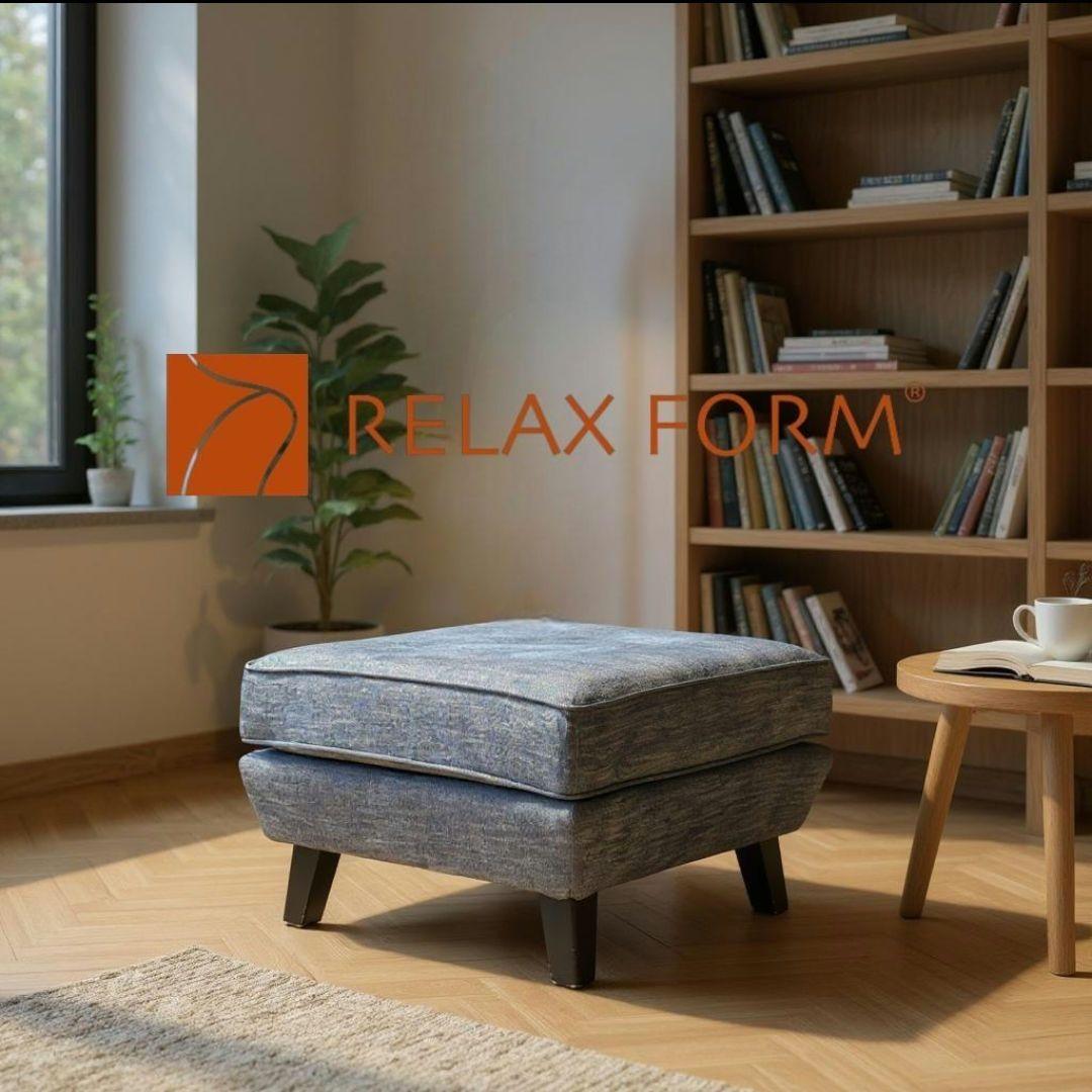 リラックスフォーム　オットマン　関家具　幅７０　ブルー