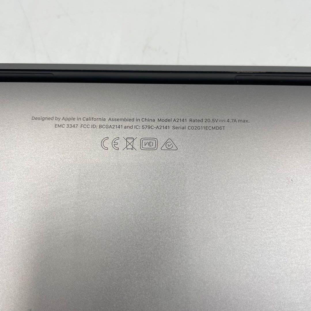 MacBookPro 16インチ 2019 Radeon pro 5500M