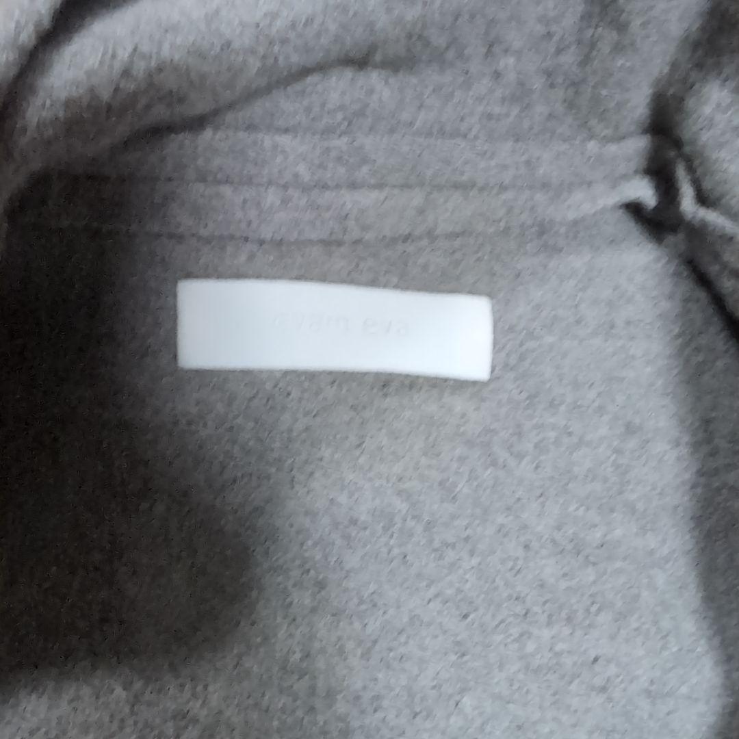 ビ*ー様 evam eva エヴァムエヴァ　 プレスウール ローブ コート