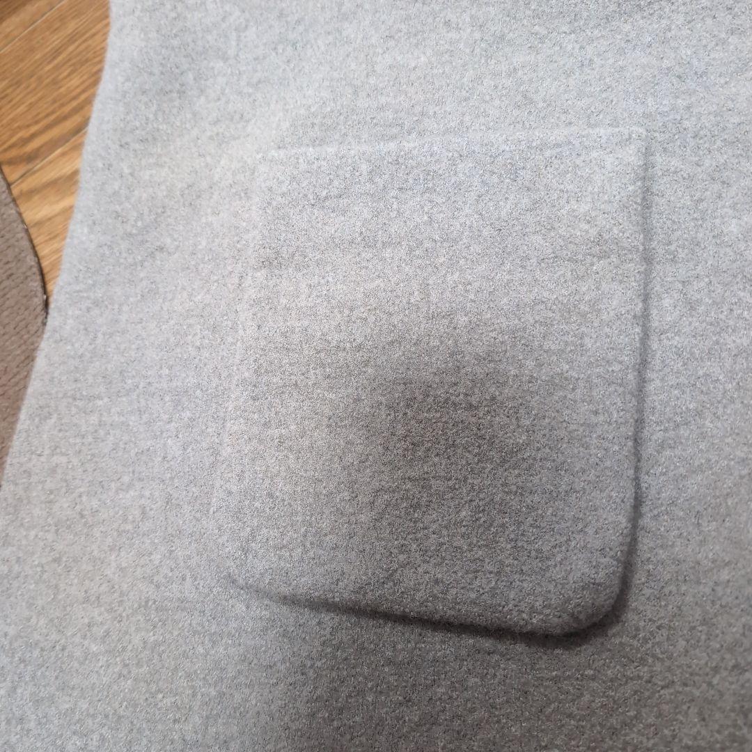 ビ*ー様 evam eva エヴァムエヴァ　 プレスウール ローブ コート