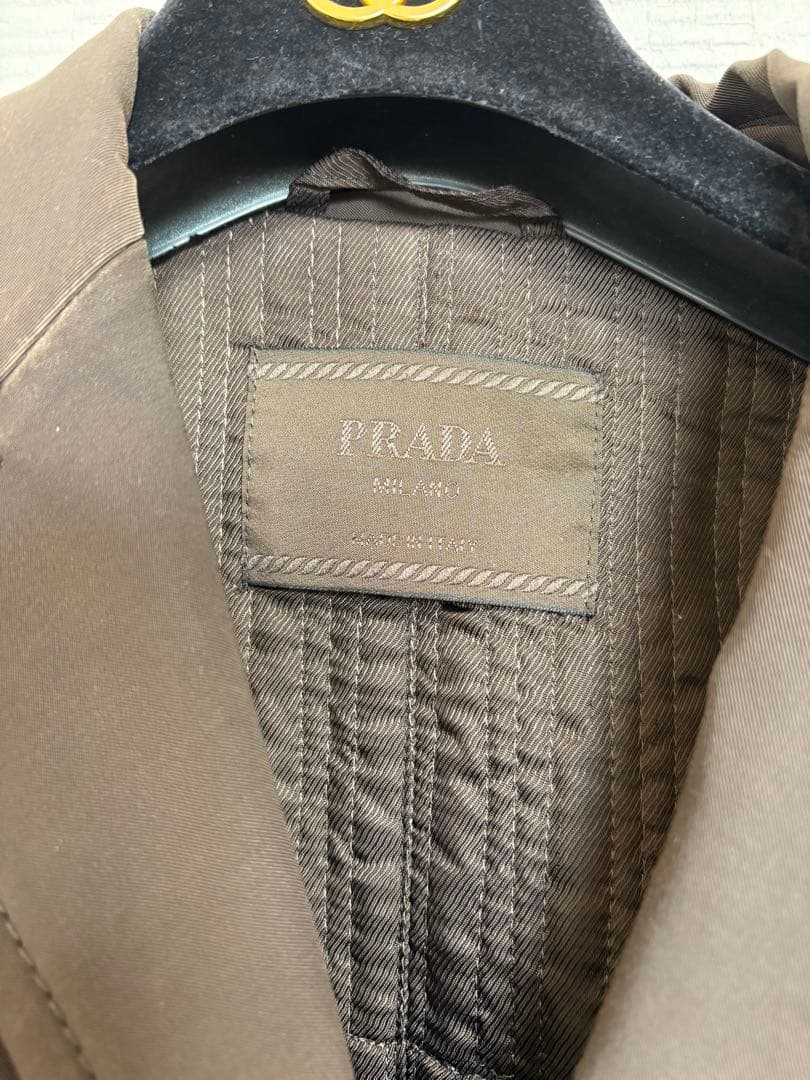 PRADA ブラウン テーラードコート