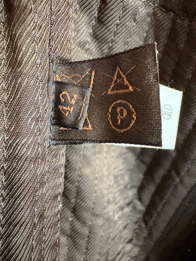 PRADA ブラウン テーラードコート