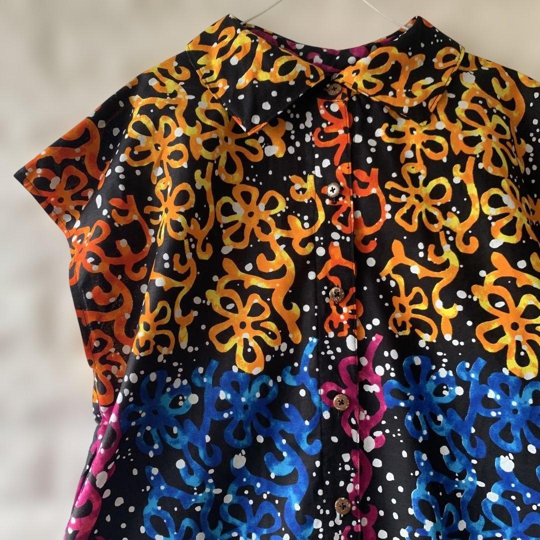 アフリカン　マーメイドワンピース