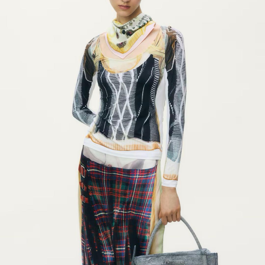 Glenn Martens×hm プリントトップス