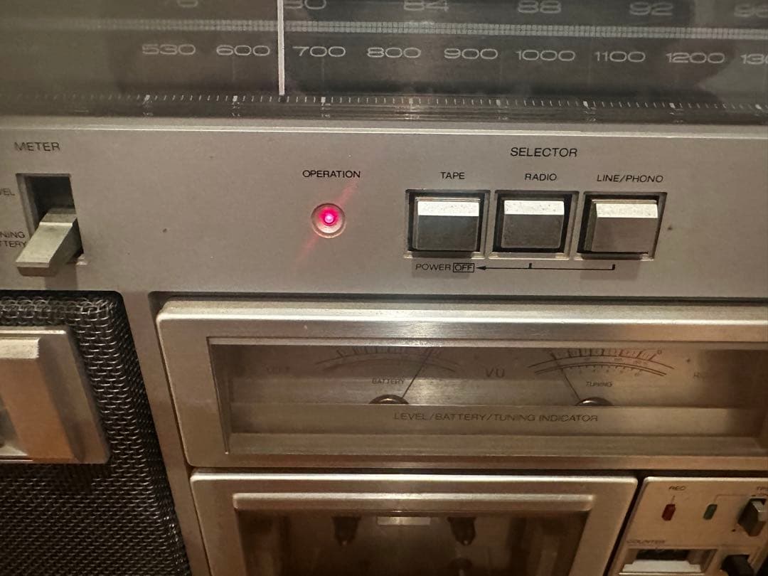 【希少】ナショナル ラジカセ RX-5600 メタルテープ 動作確認済