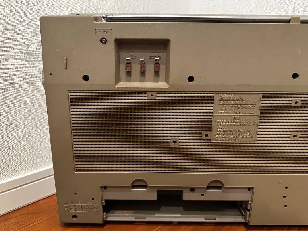 【希少】ナショナル ラジカセ RX-5600 メタルテープ 動作確認済
