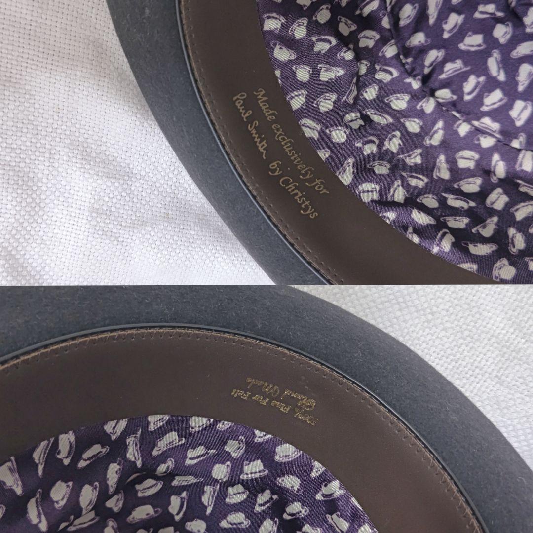 ポールスミスCHRISTYS' LONDONクリスティーズロンドンボーラーハット