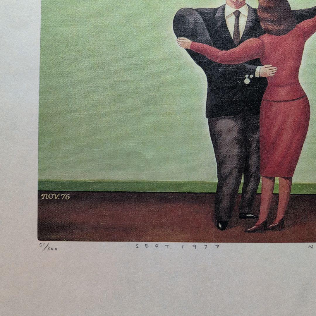 矢吹申彦　オリジナルリトグラフ『ダンスを教わるトム・ウェイツ』限定300部