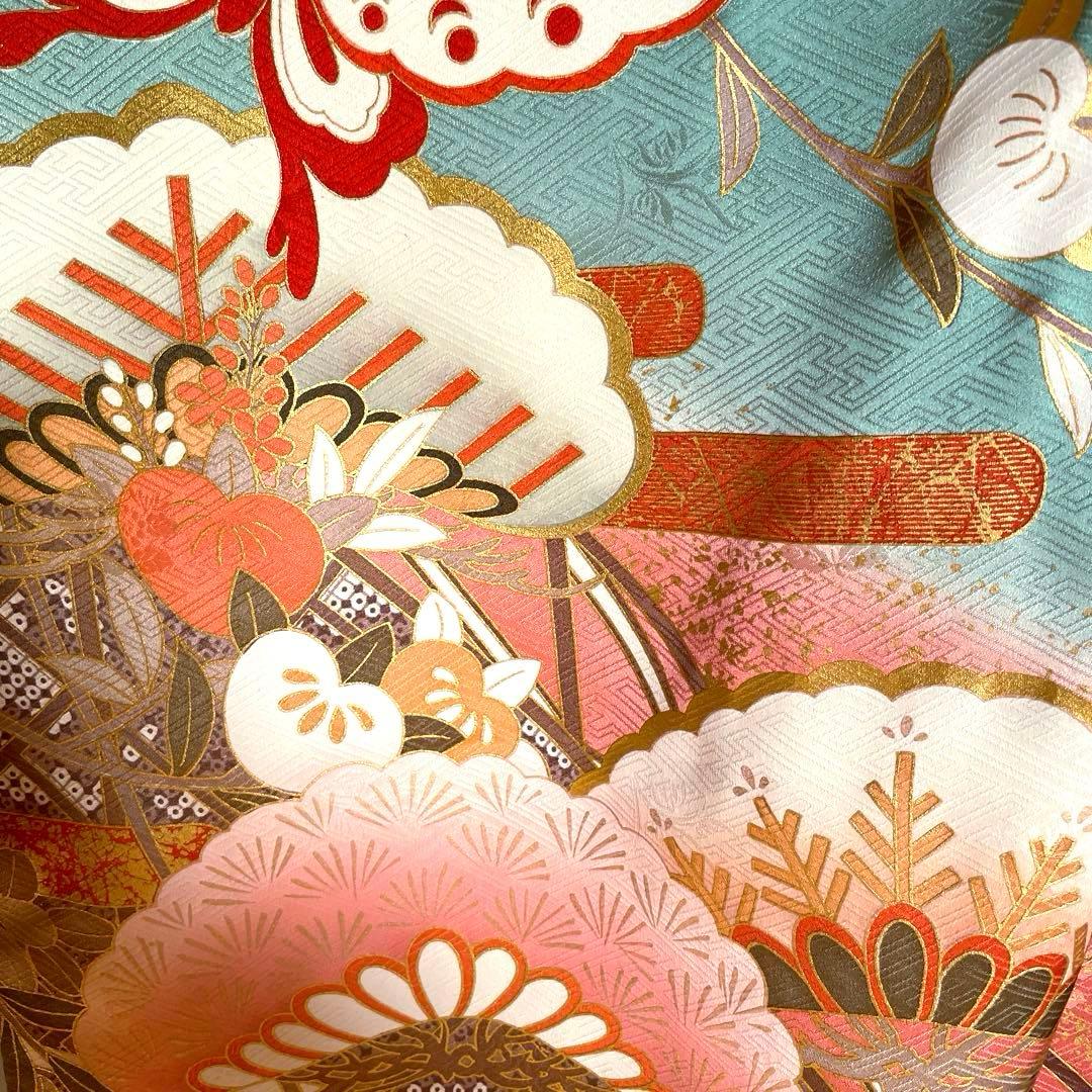 振袖フルセット　高身長　手描き友禅　成人式振袖　振袖　裄丈70 ➕サイズ