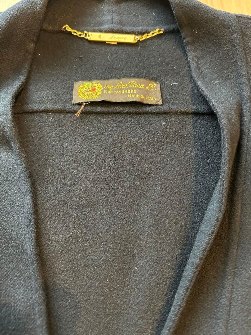 カシミヤ　ダブルフェイスコート　ロロピアーナ　イタリア製　44