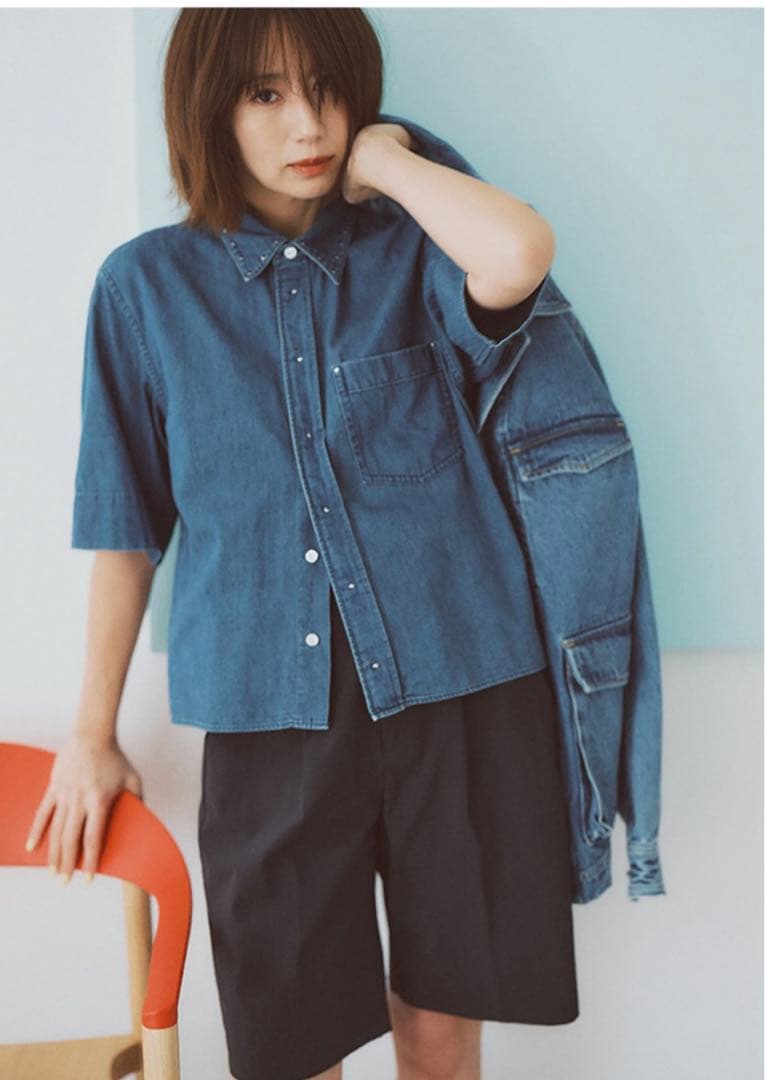 東原亜希 FORME 撥水ショートパンツ ブラック サイズ0