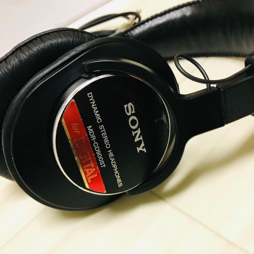動作品SONY MDR-CD900ST ヘッドホン現状品