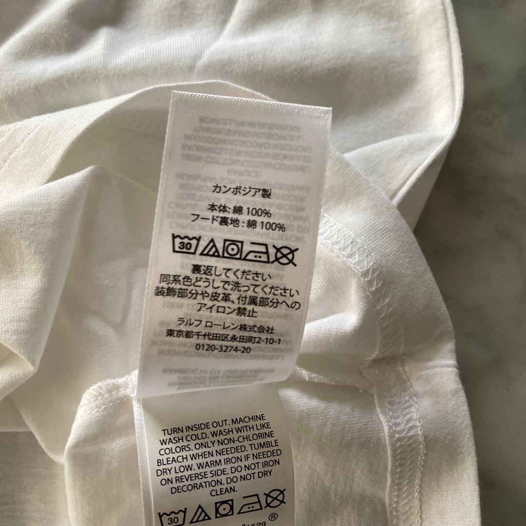 新品未使用ラルフローレン　160 L(14-16)フード付き ポロベアTシャツ