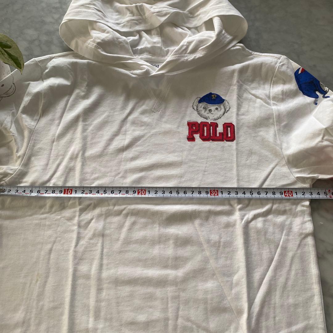 新品未使用ラルフローレン　160 L(14-16)フード付き ポロベアTシャツ