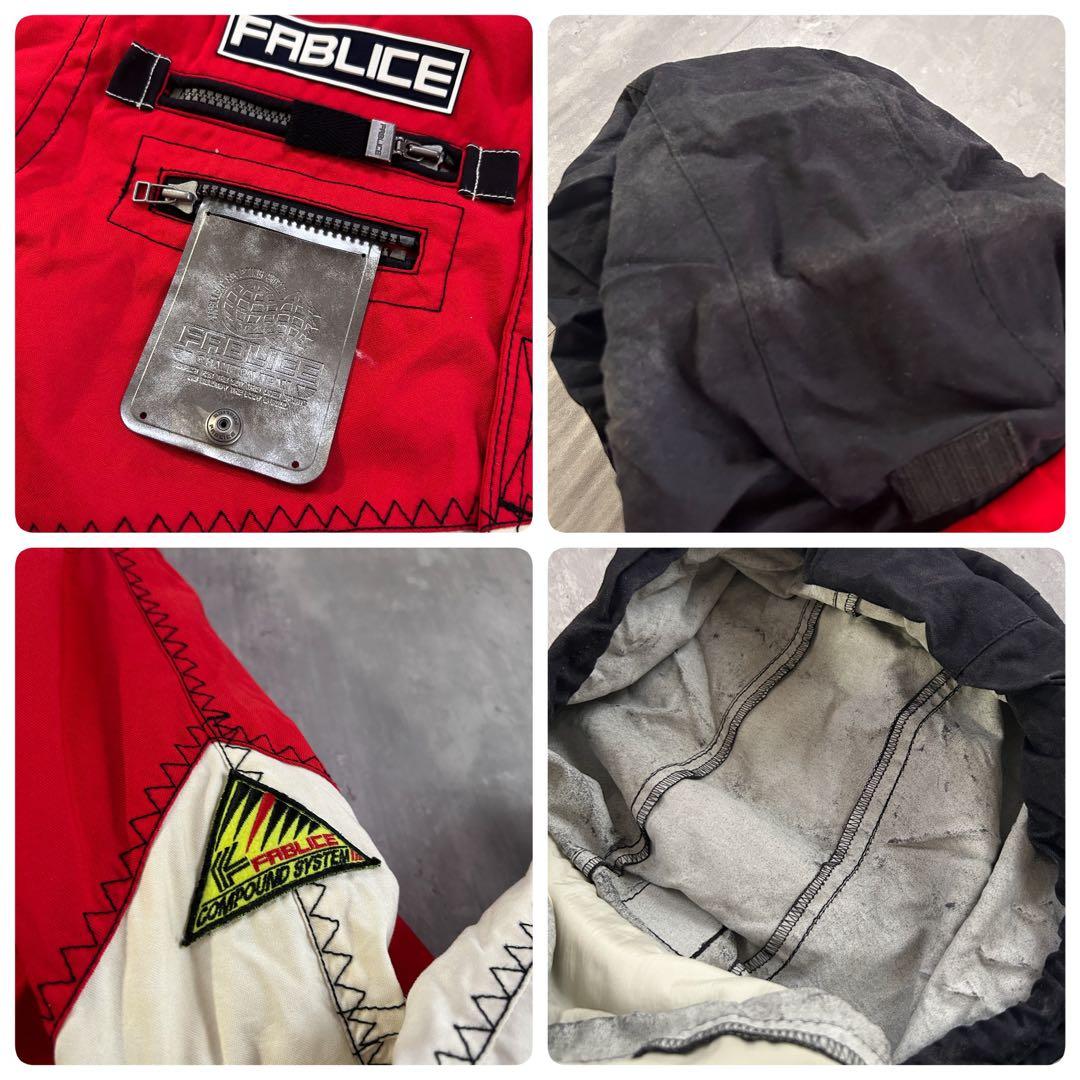 Z161【XL】ファブリス スキーウェア スノボーウェア セットアップ 刺繍