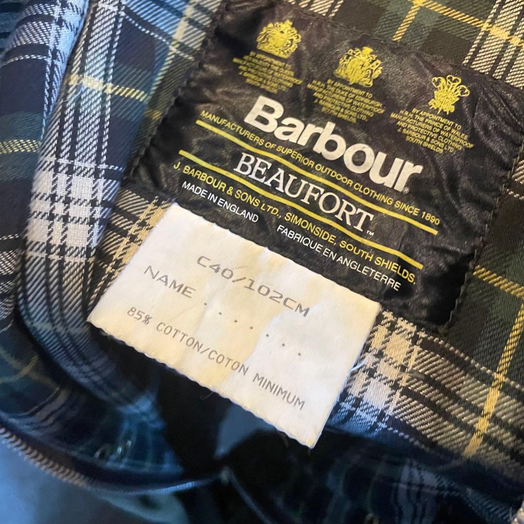 vintage babour beaufort 92年製　ミントコンディション