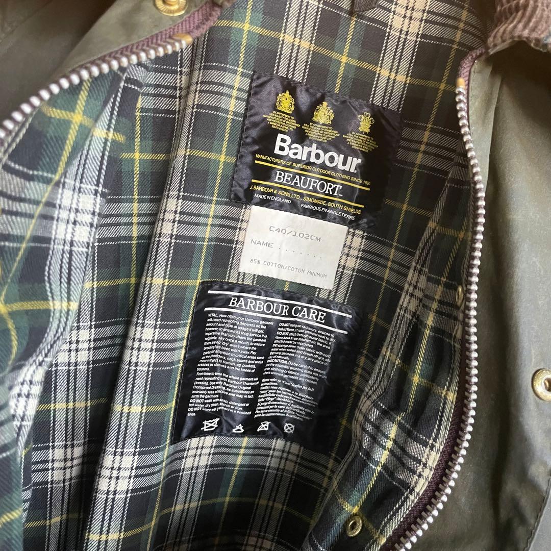 vintage babour beaufort 92年製　ミントコンディション